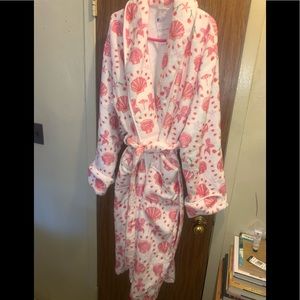 RARE** Hill House Mermaid Plush Robe & Towel Set